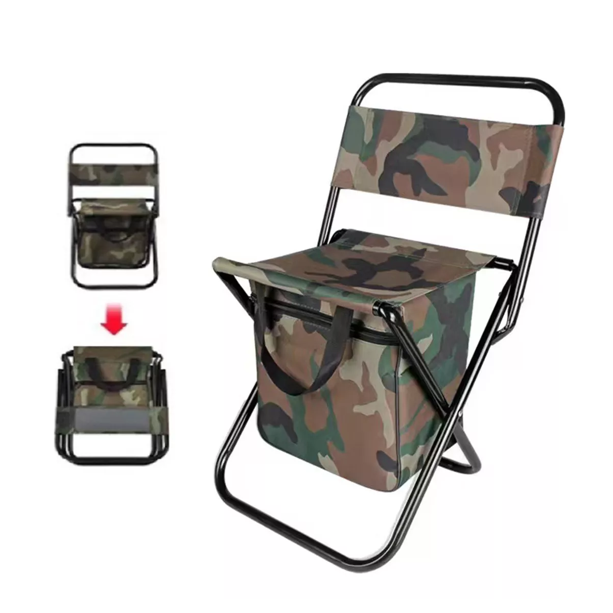 Silla Playera Plegable Exteriores Portátil Camping Con Bolsa
