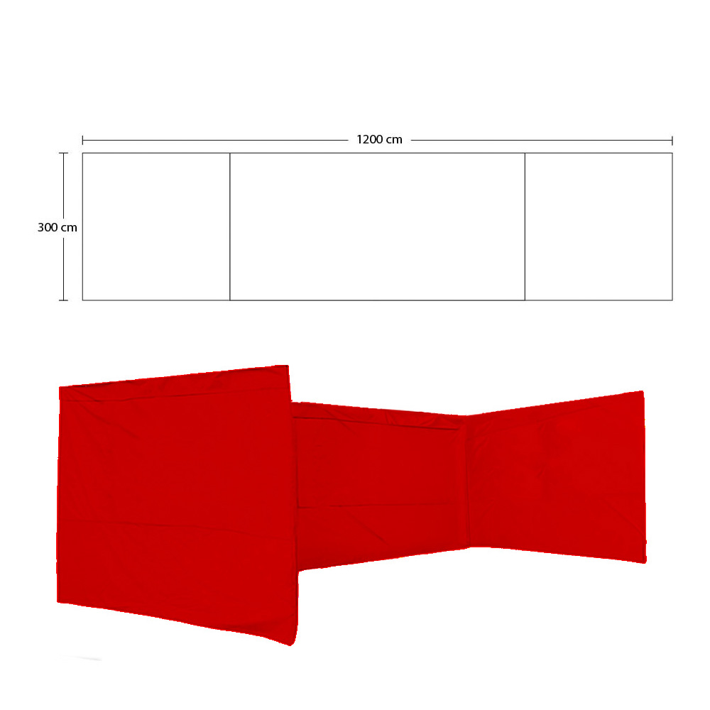 Paredes 3x6  Rojo