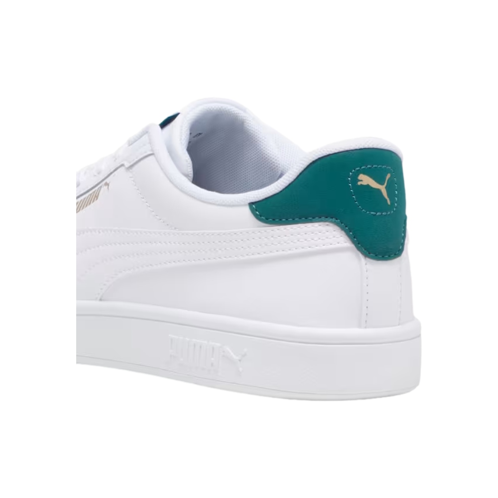 Tenis Puma Smash 3.0 L Blanco-Verde Unisex 390987 14