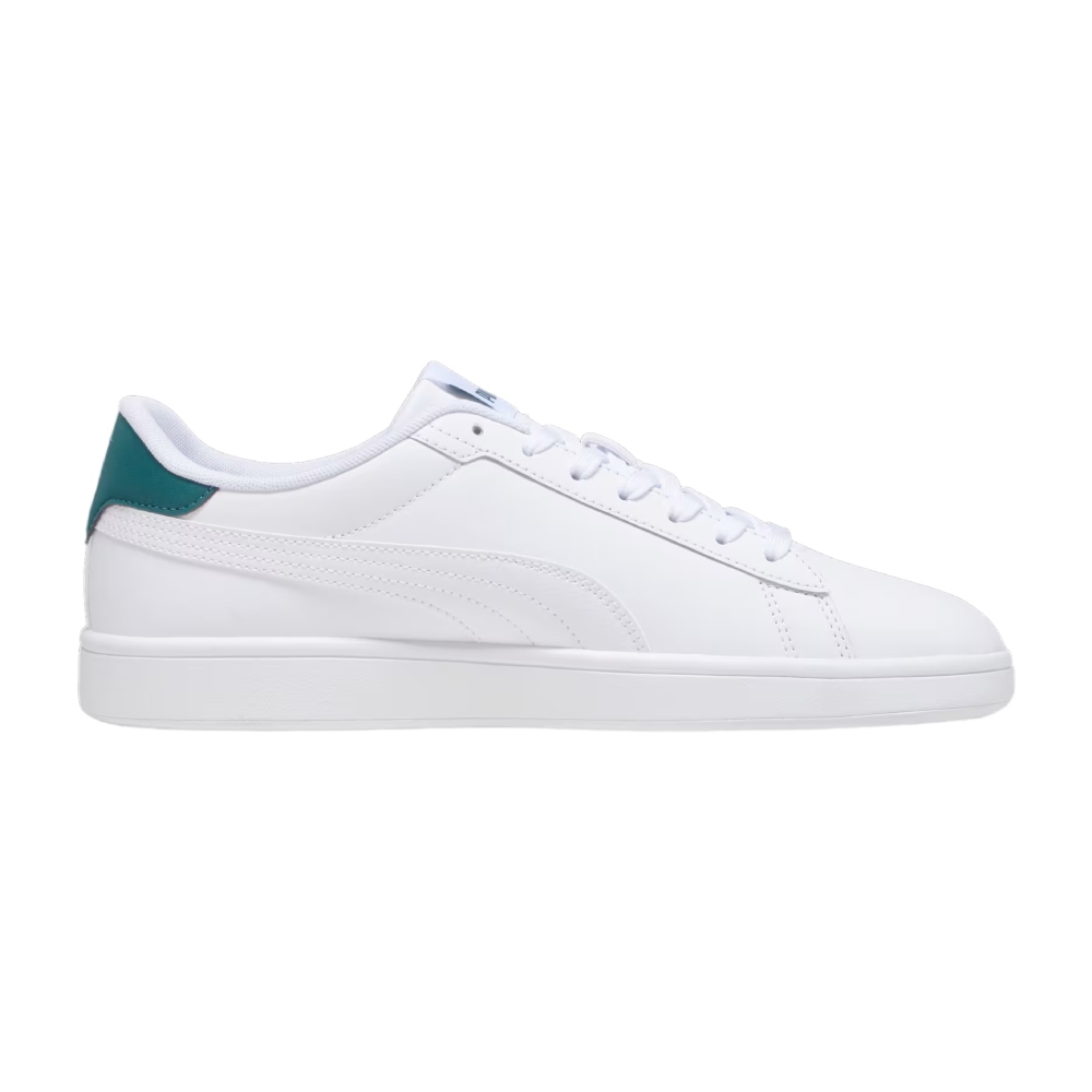 Tenis Puma Smash 3.0 L Blanco-Verde Unisex 390987 14