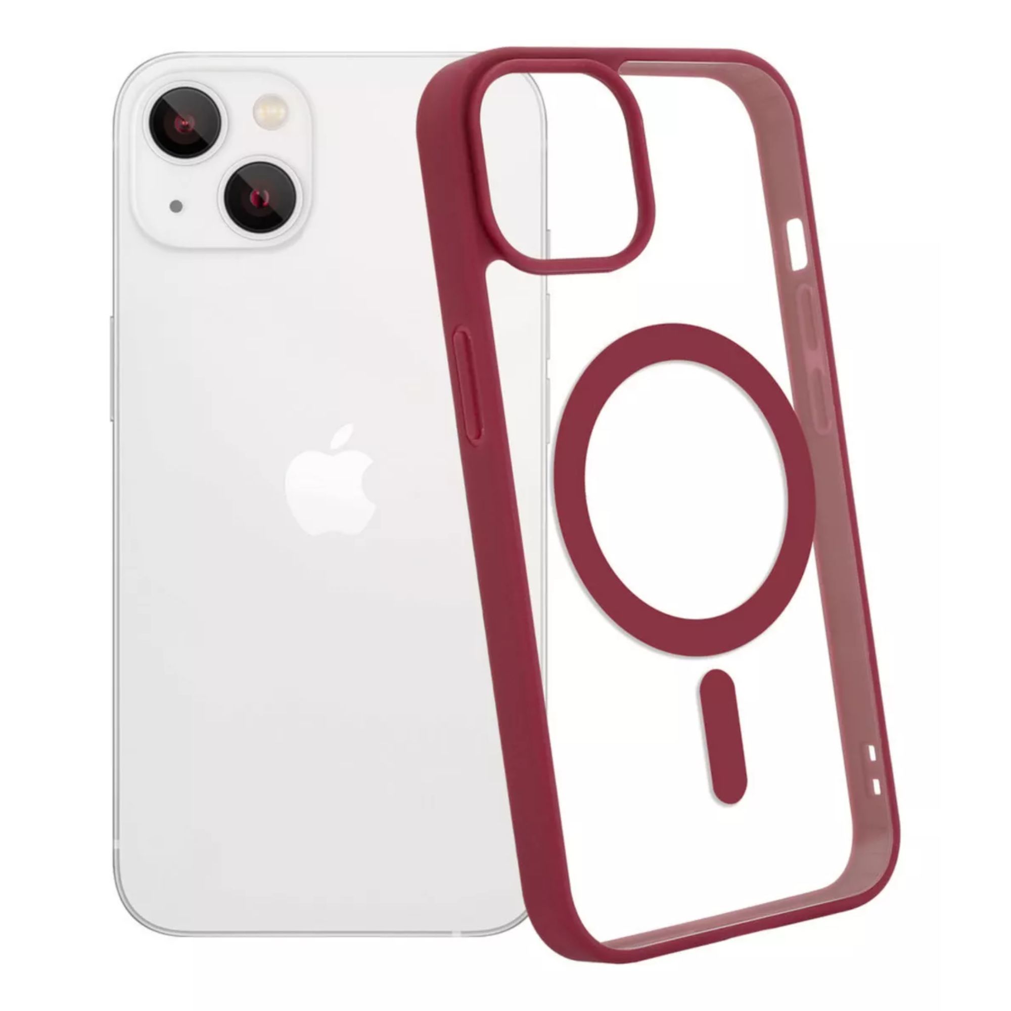 Funda Transparente Clear Case Color Para Iphone 16 / Vino
