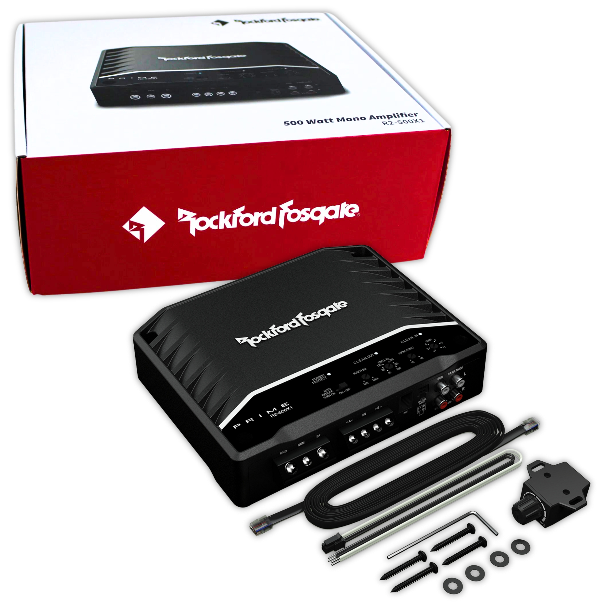 Amplificador Rockford Fosgate R2-500X1 500 Watts 1 Canal