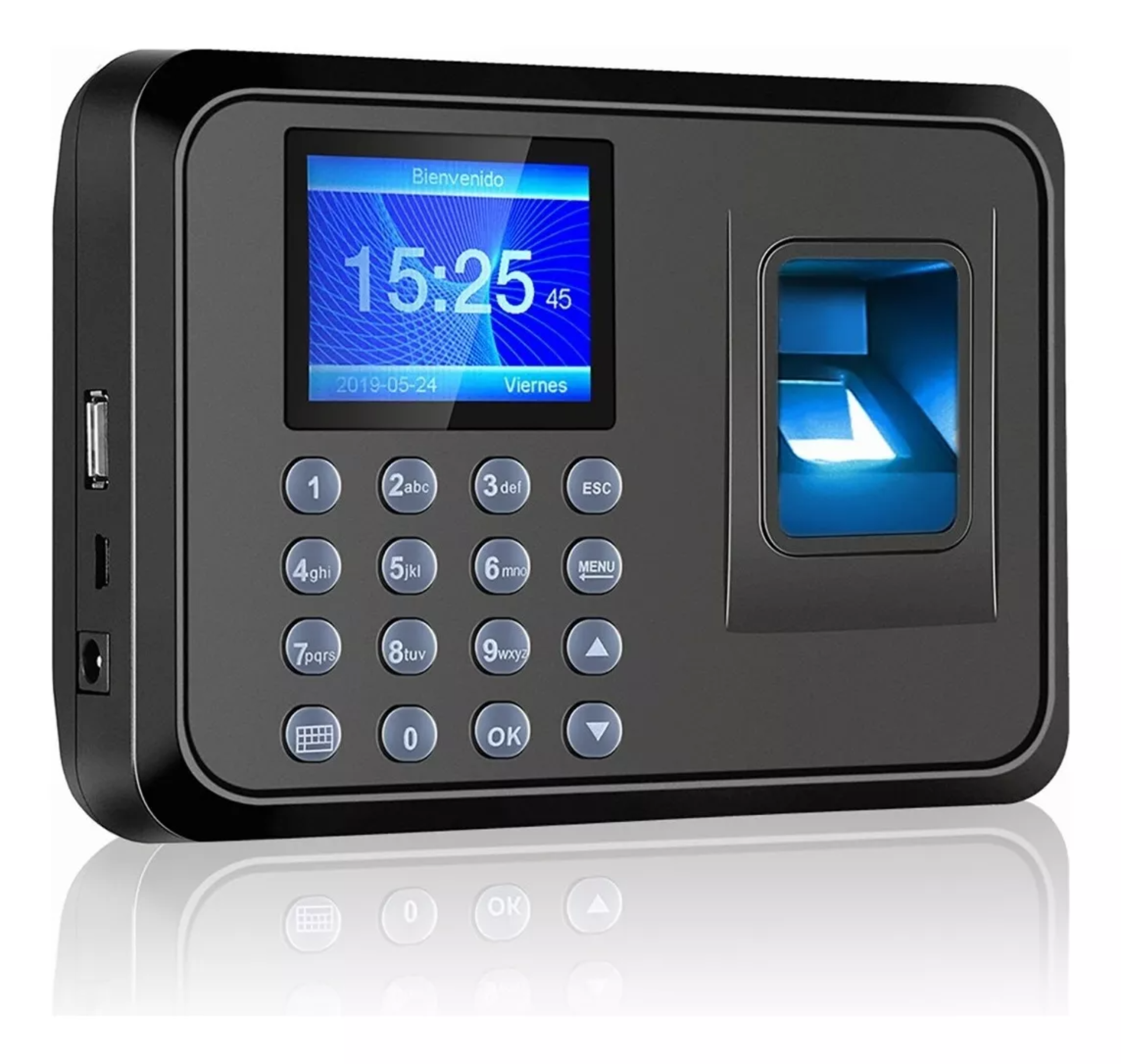 Reloj De Control De Asistencia Biométrico Y Digital