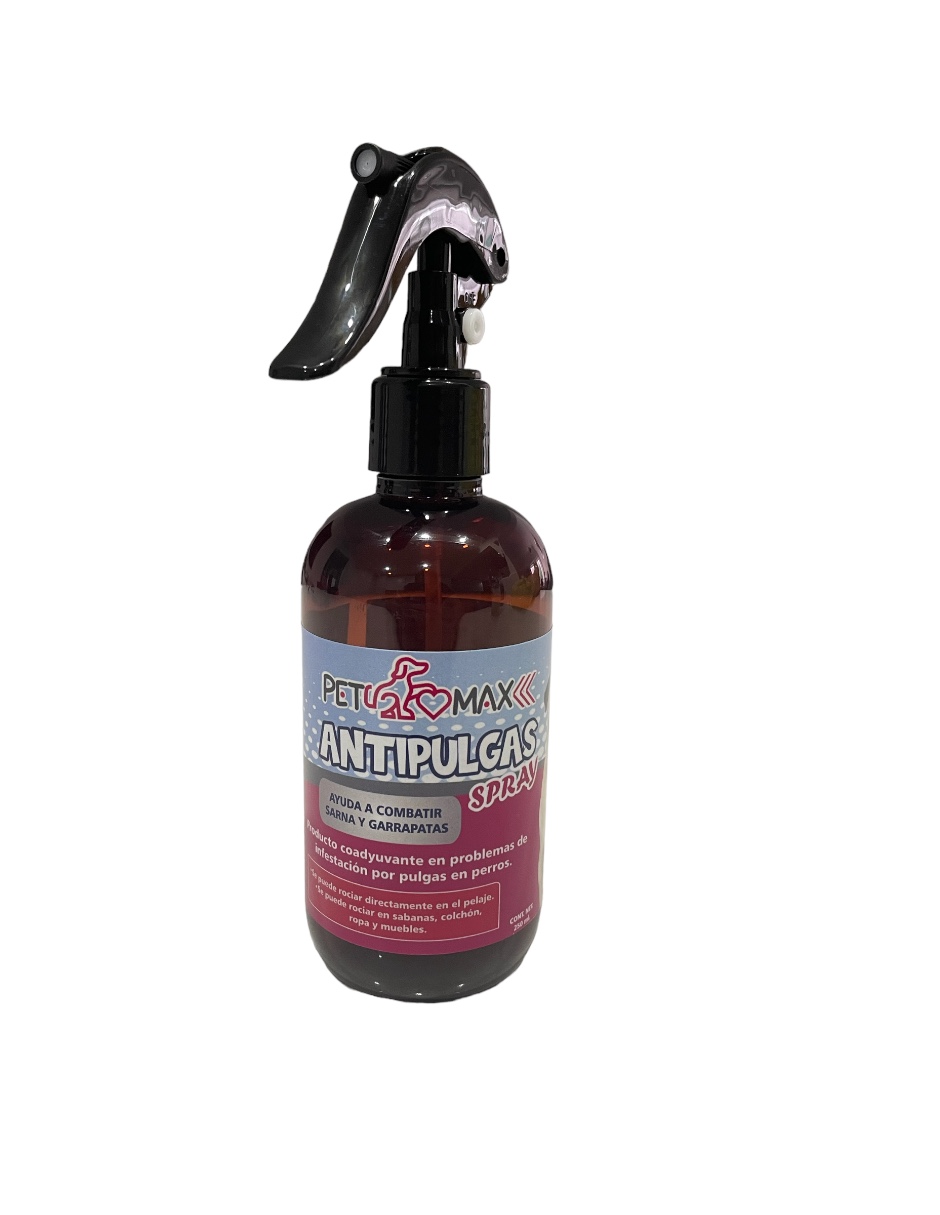 Repelente Spray para pulgas y garrapatas Petmax 250 ML