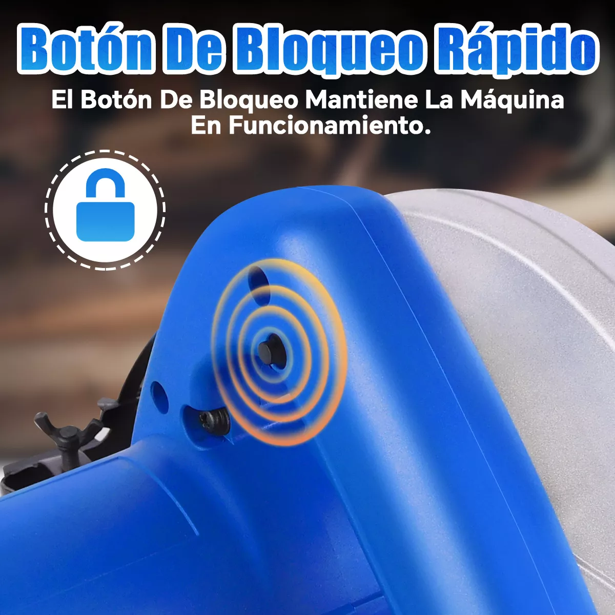 Sierra Circular Eléctrica Professional Para Cortar Madera 1500W 