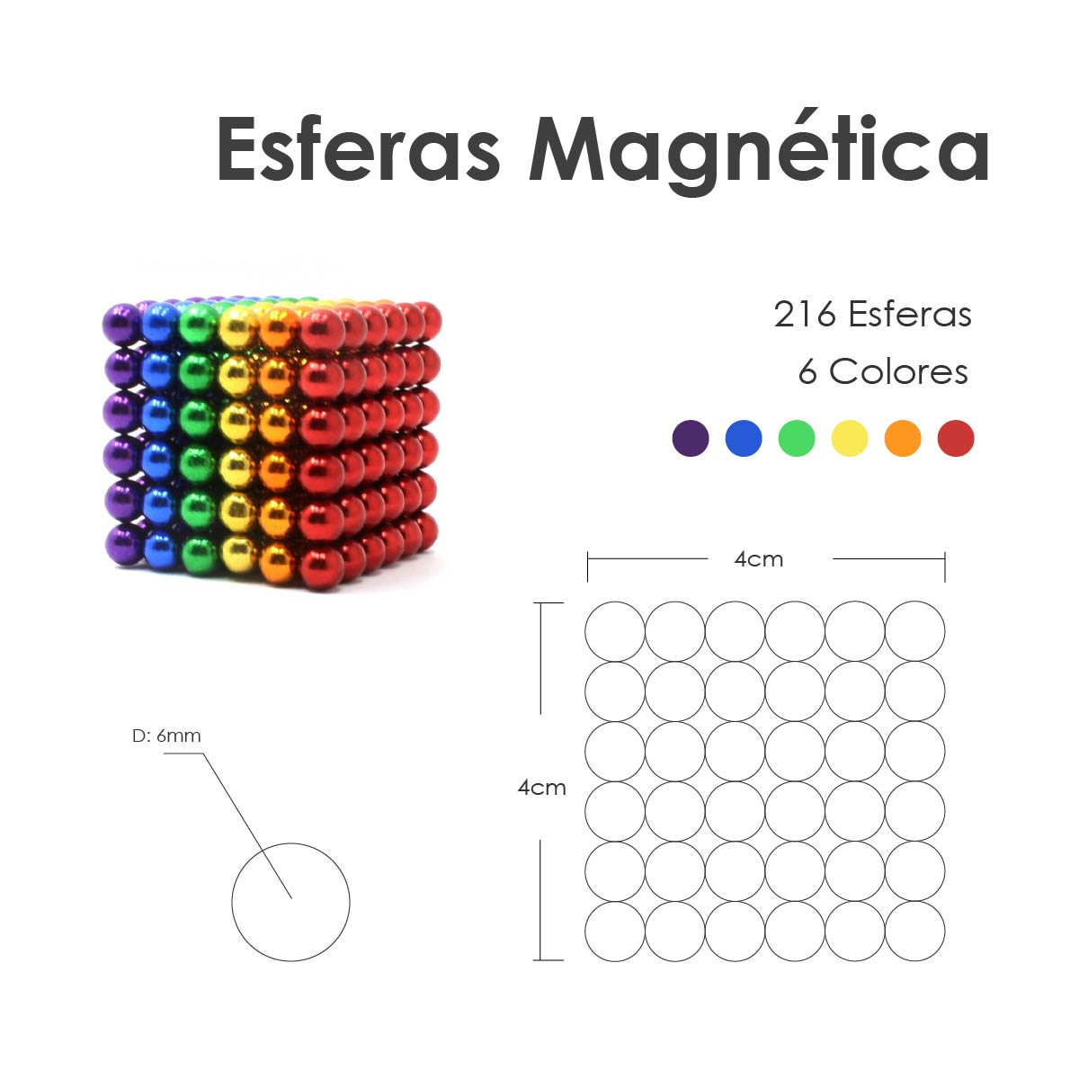 Bolas Magnéticas Ilios Innova 216 Verde