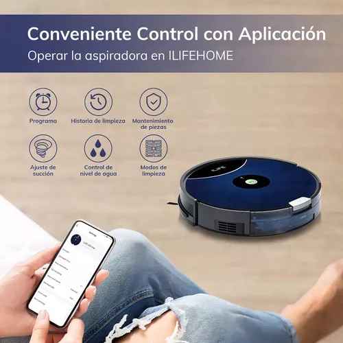 Aspiradora Robot Trapeadora Inteligente Con Wifi/alexa Smart