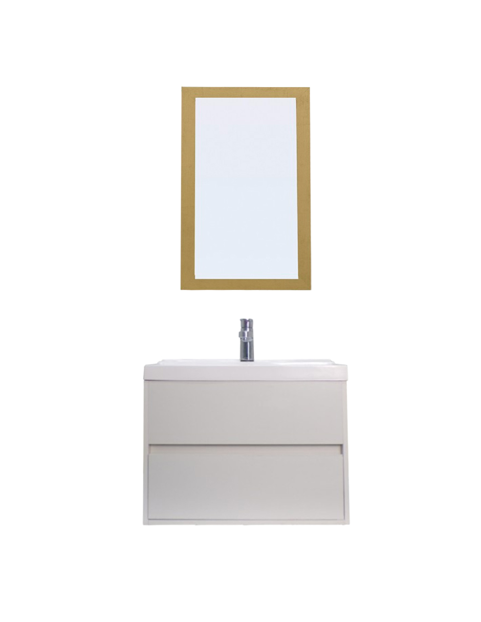 Gabinete Para Baño SION Con Lavamanos Y Espejo Decorativo 