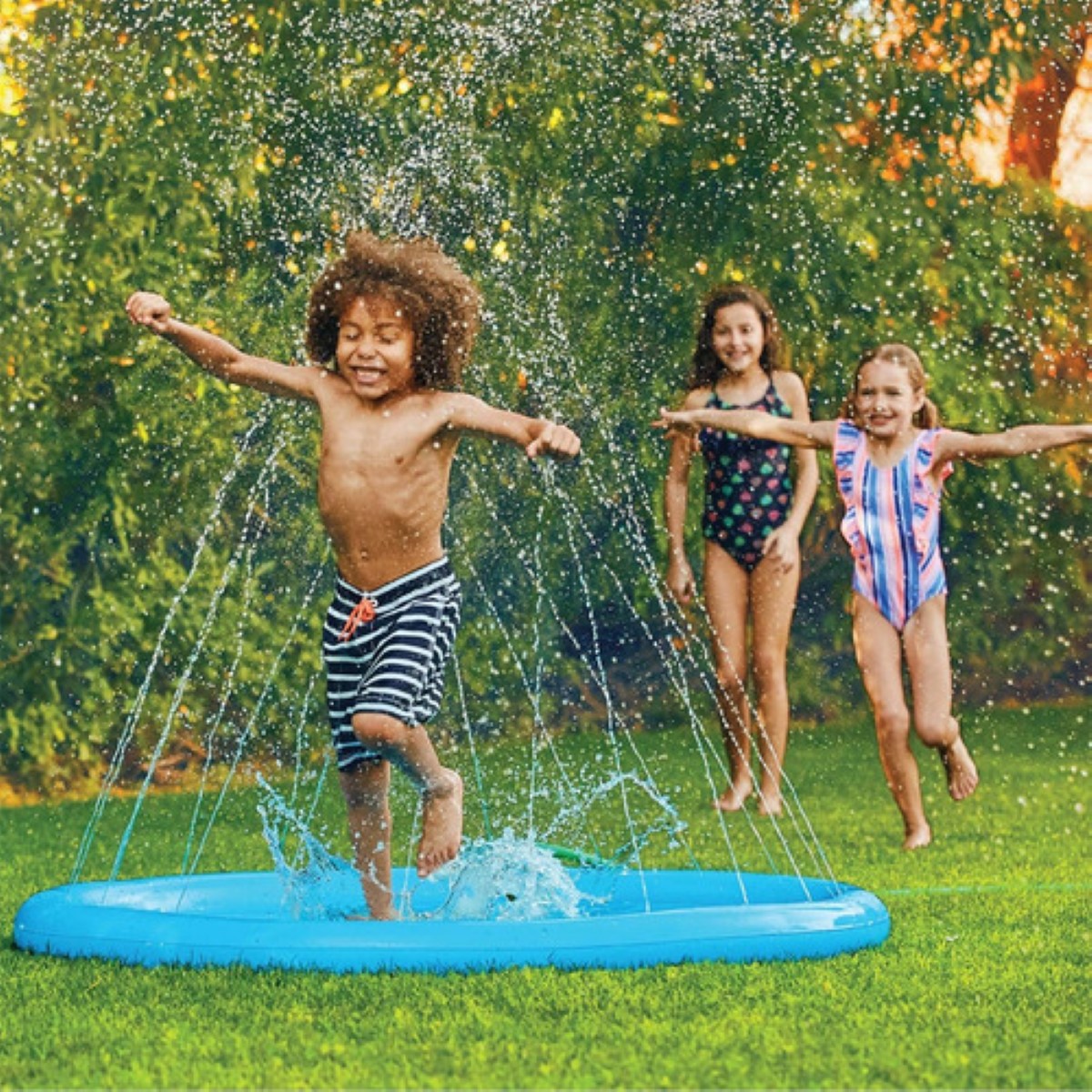 Splash Pad De Acuáticos Tortuga Marina Para Piscina 170 Cm AZUL