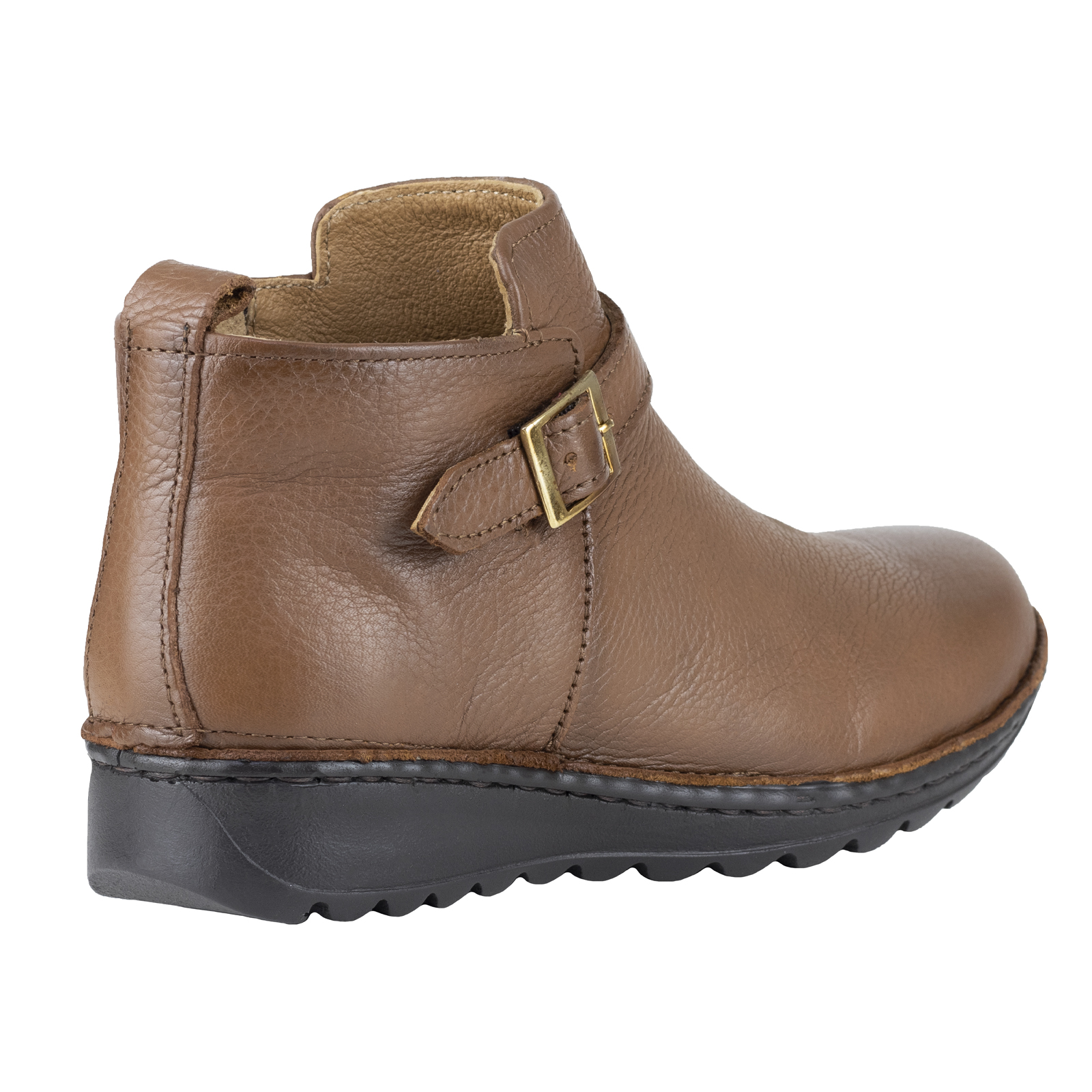 Botin De Vestir Para Mujer Lobo Solo 5948 Cedro Piel Granead