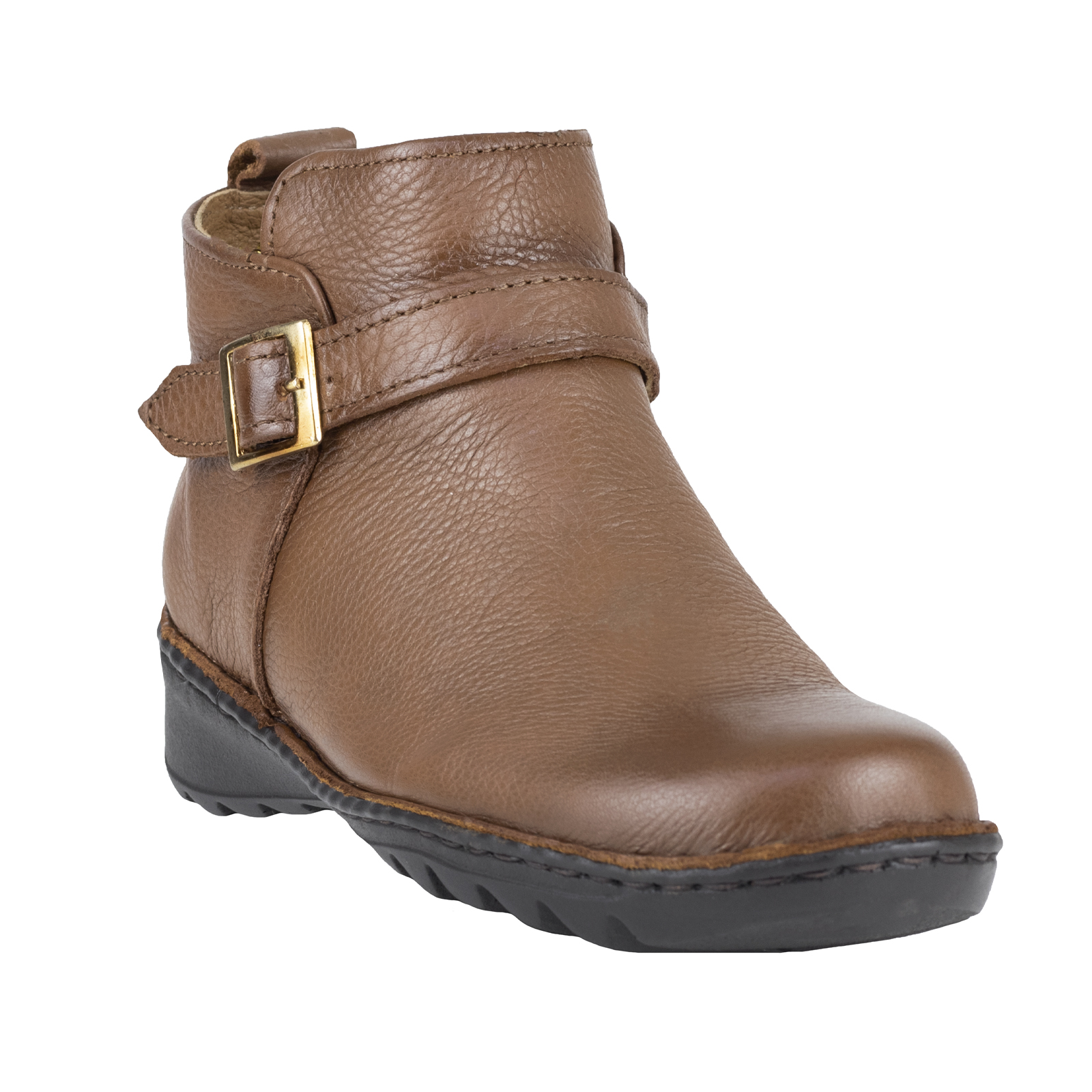 Botin De Vestir Para Mujer Lobo Solo 5948 Cedro Piel Granead