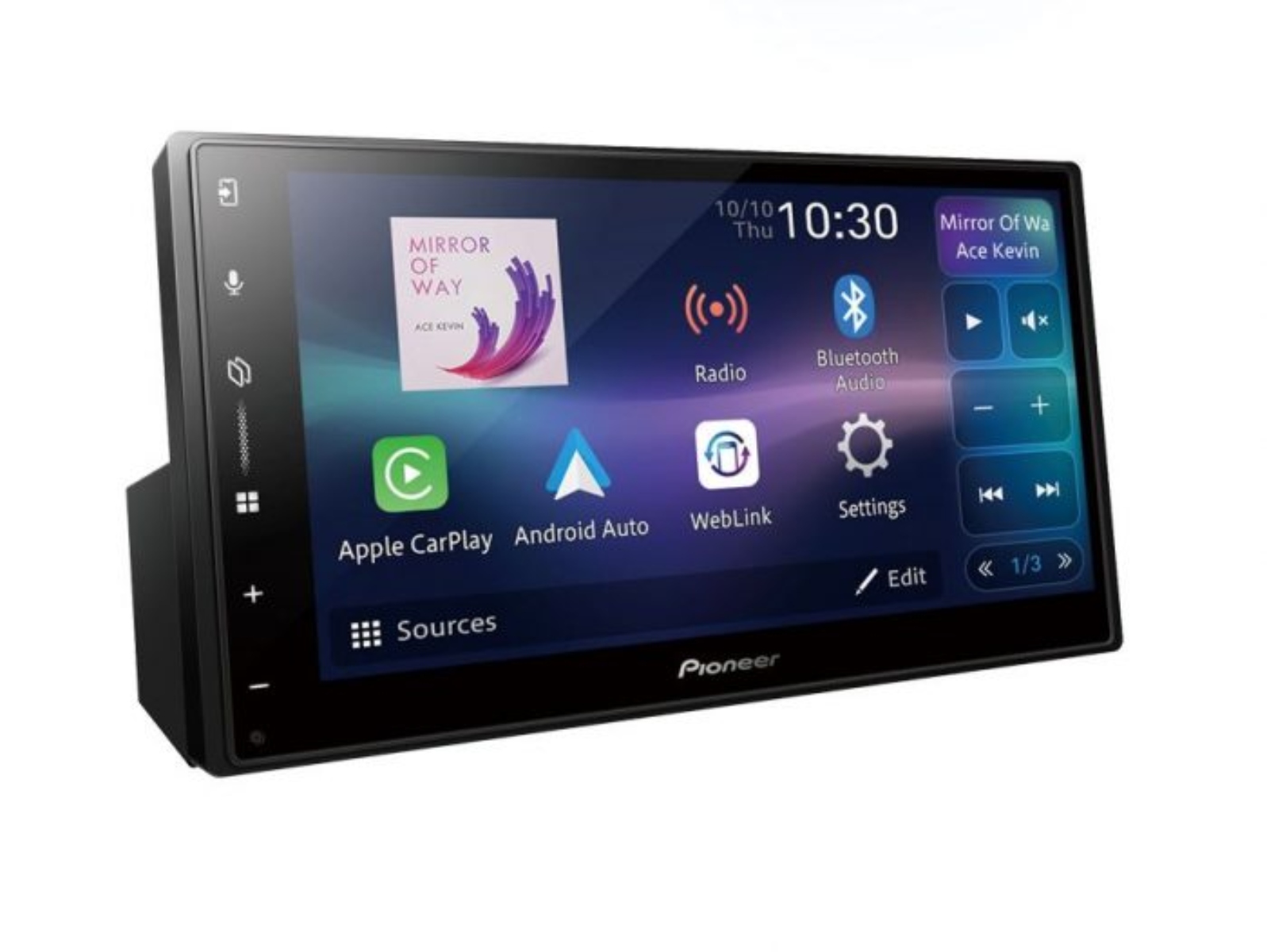 Autoestéreo Pioneer DMH-A5650BT 6.8” Medios Digitales Bluetooth ALBY3