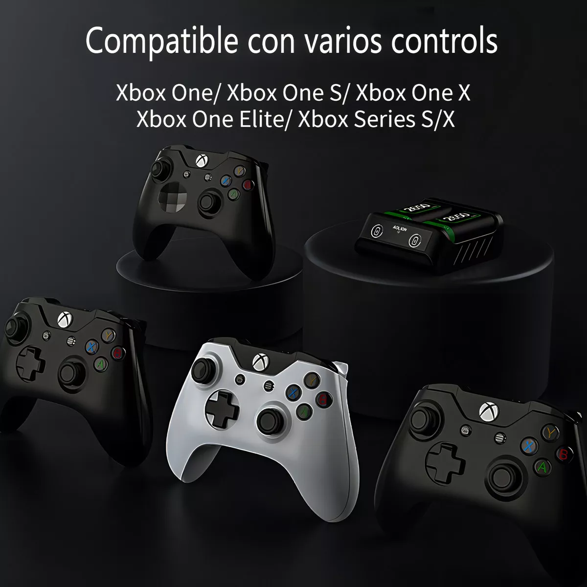 Batería Recargable Para Mando Xbox One/s/x/elite, 2x2650mah