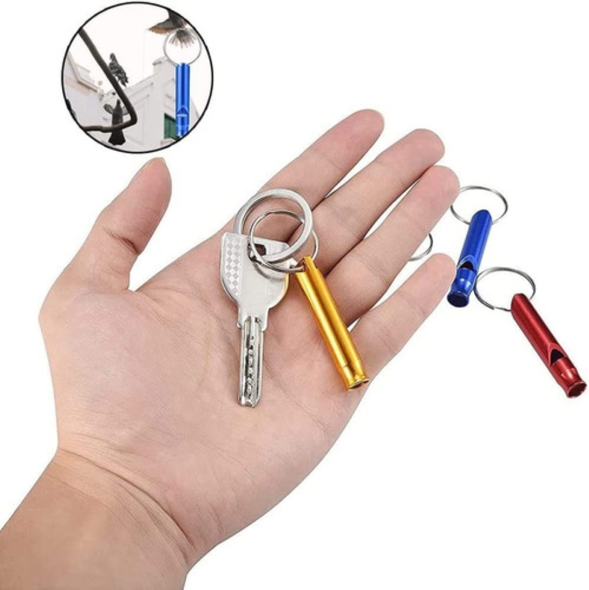 Silbato De Auxilio Para Emergencia Y Supervivencia 10 pzs colores