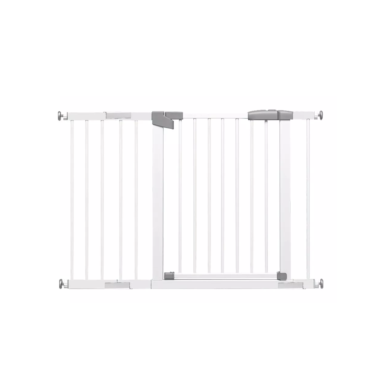 Puerta Seguridad Interior Expandible Reja Para Bebe Mascota Color Blanco
