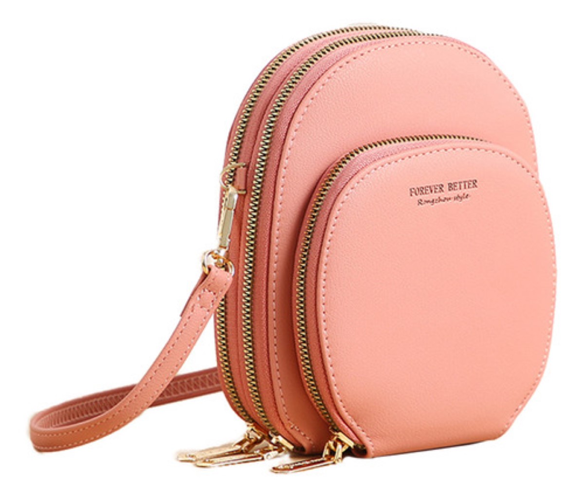 Bolsa De Hombro Redonda Para Mujer Bolso De Mujer Rosa