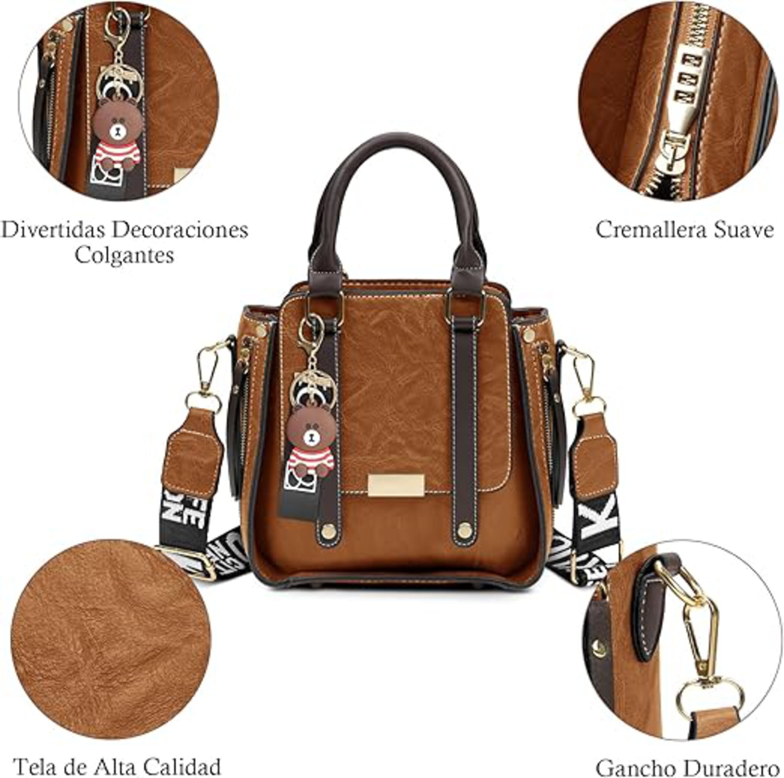 Bolsos Bandolera Dama De Mano Moda Crossbody Para Mujer