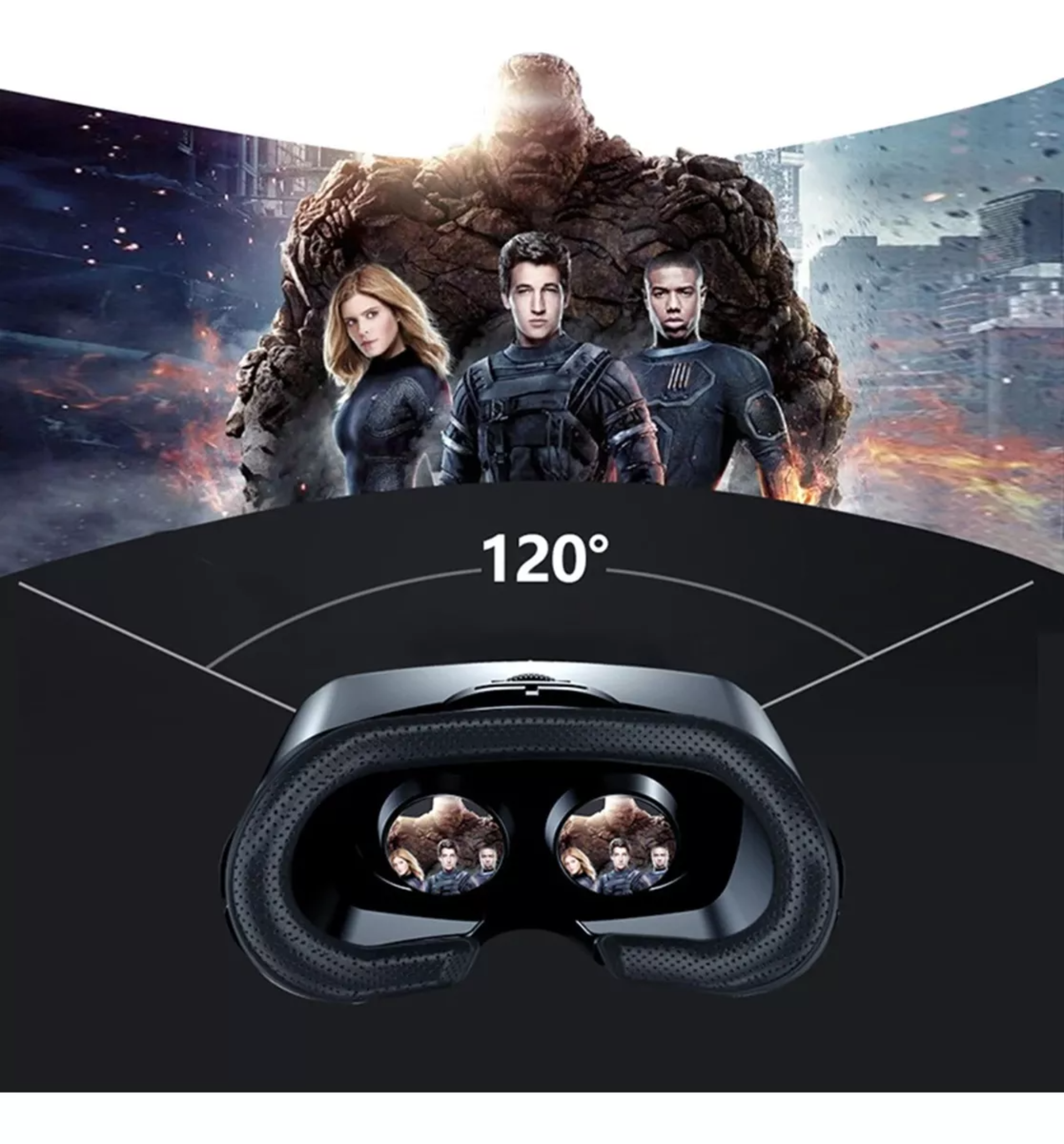 Lentes De Realidad Virtual 3d Vrg Con Controles