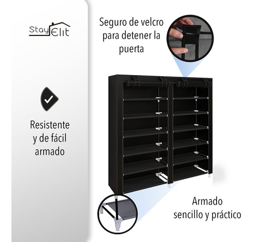 Zapatera Closet 6 Niveles 36 Pares