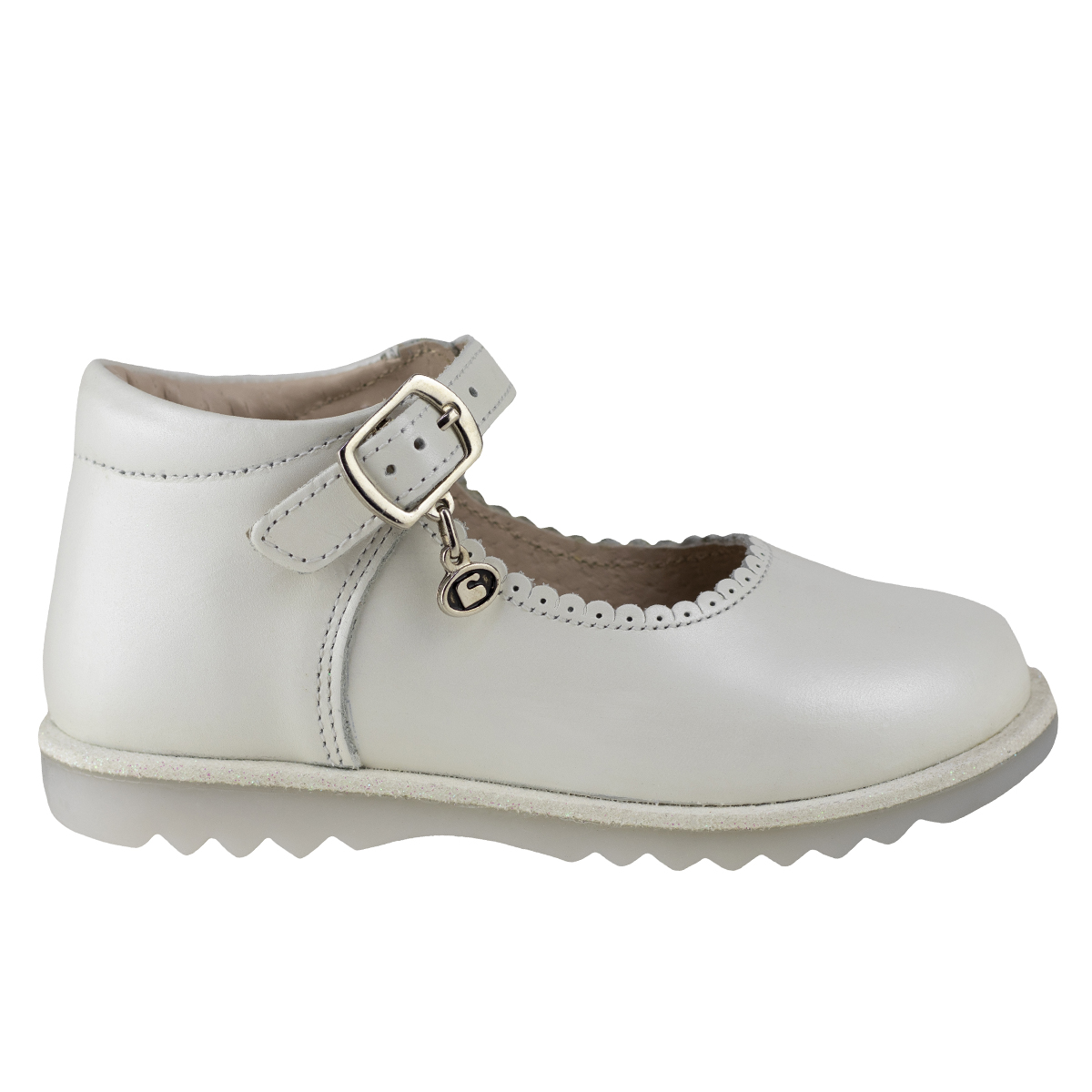 Bota De Niña Bebe Coqueta Piel Confort 181501Y Perla