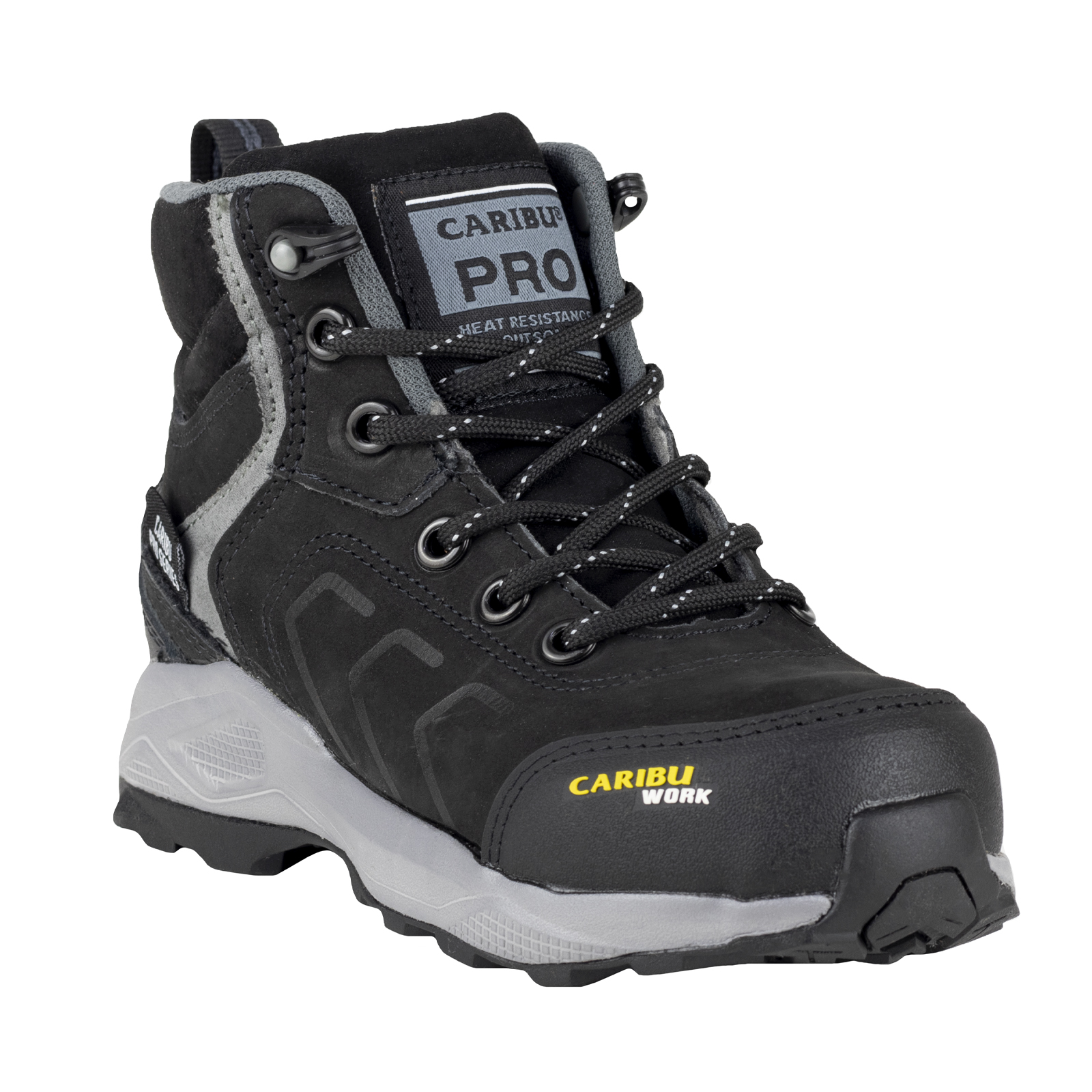 Bota Seguridad Casquillo De Mujer Caribu (PP) 349d Negro Gris
