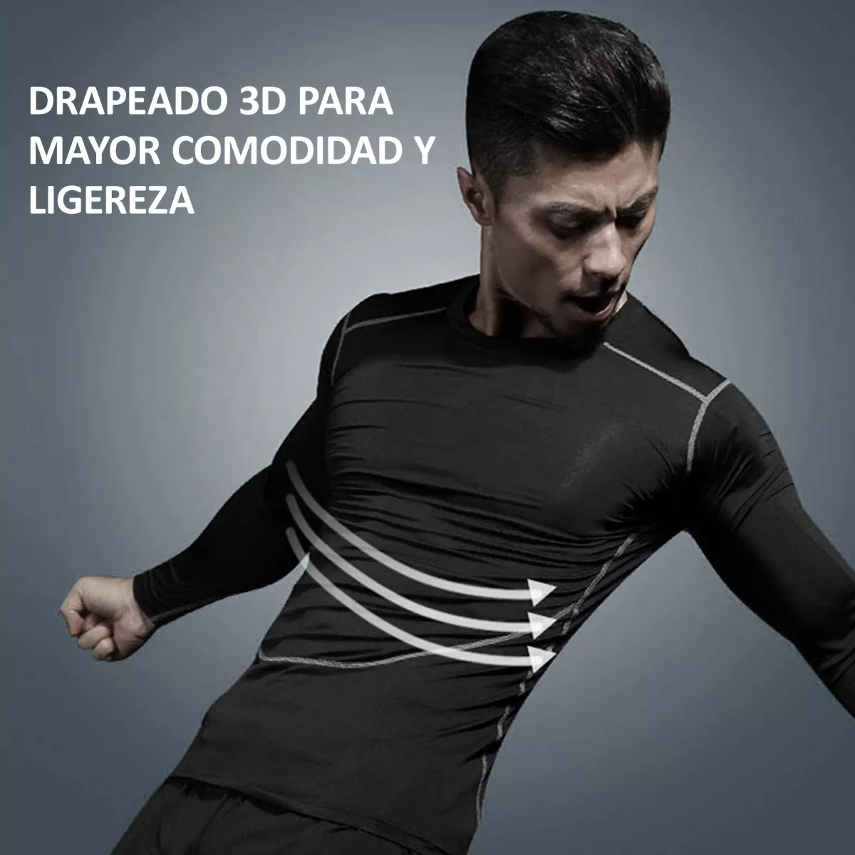 Ropa Deportiva Conjuntos Deportivos Licras Hombre 3 Piezas Talla 3XL