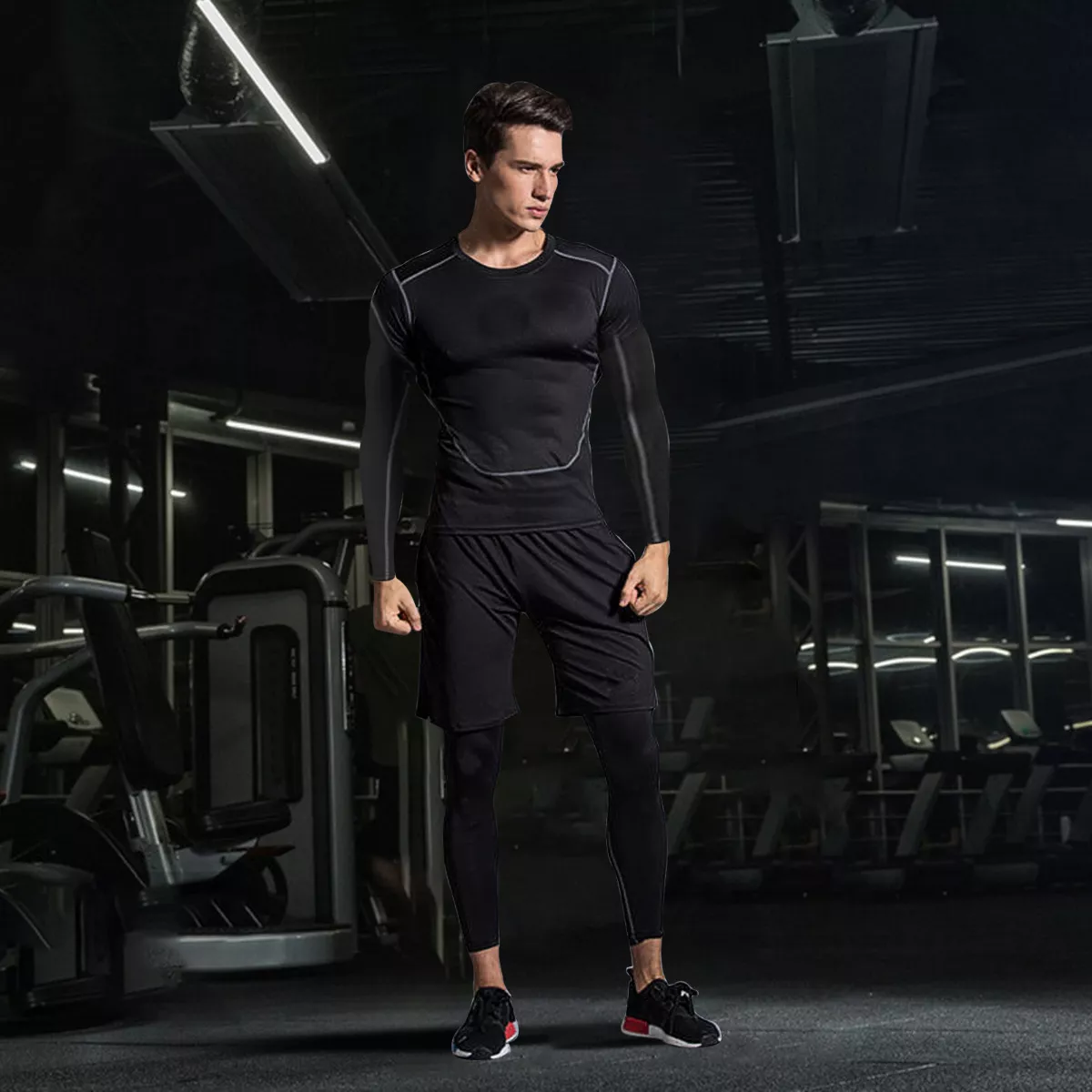 Ropa Deportiva Conjuntos Deportivos Licras Hombre 3 Piezas Talla 3XL