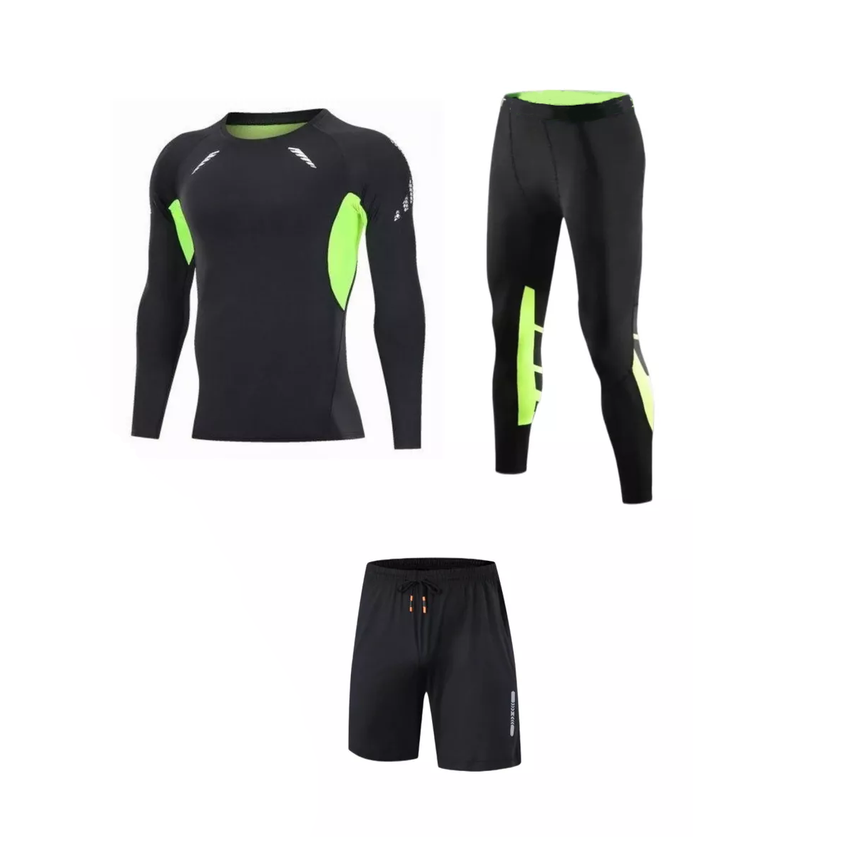 Conjunto De Entrenamiento Deportivo Para Hombre, 3 Piezas