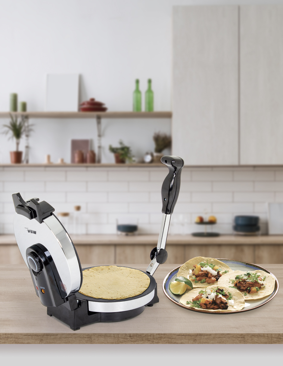 TORTILLADORA ELÉCTRICA DISA HOME MAQUINA PARA TORTILLAS HARINA/MAÍZ
