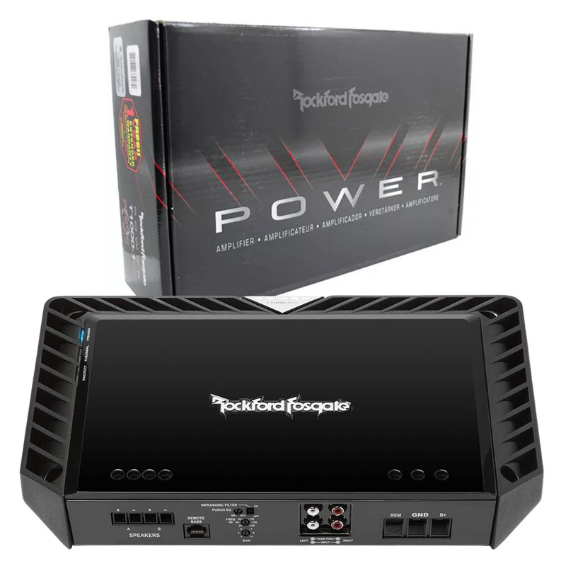 Amplificador Rockford Fosgate T1000-1BDCP 1000W Clase BD 1CH