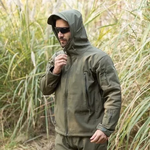 Chamarra Táctica Térmica Impermeable Para Hombre