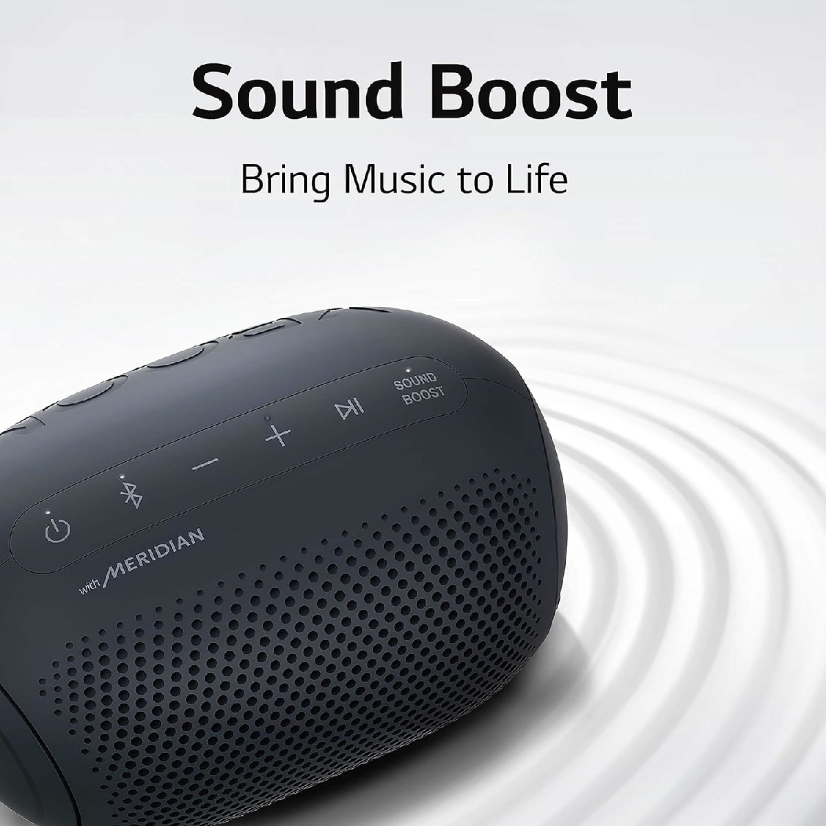 Bocina Bluetooth LG XBOOM Go PL2 Sound Boost 10 horas Negro