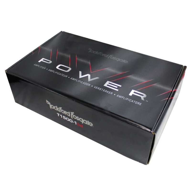 Amplificador Rockford Fosgate T1500-1BDCP 1500W Clase BD 1CH