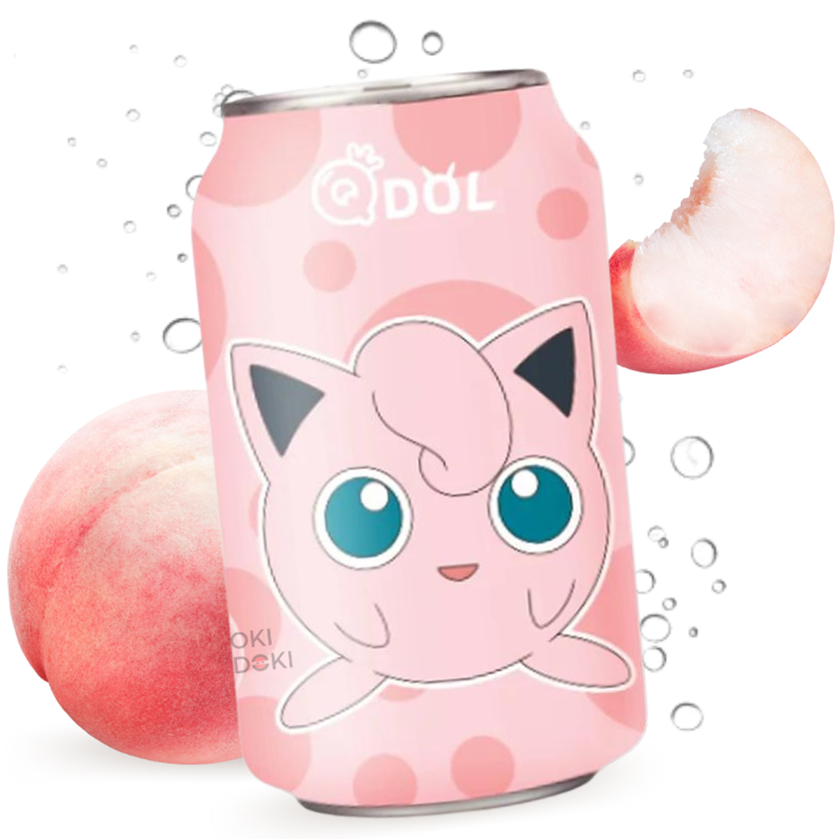 Refresco Pokemon Qdol Sabor Melocoton Durazno 330ml