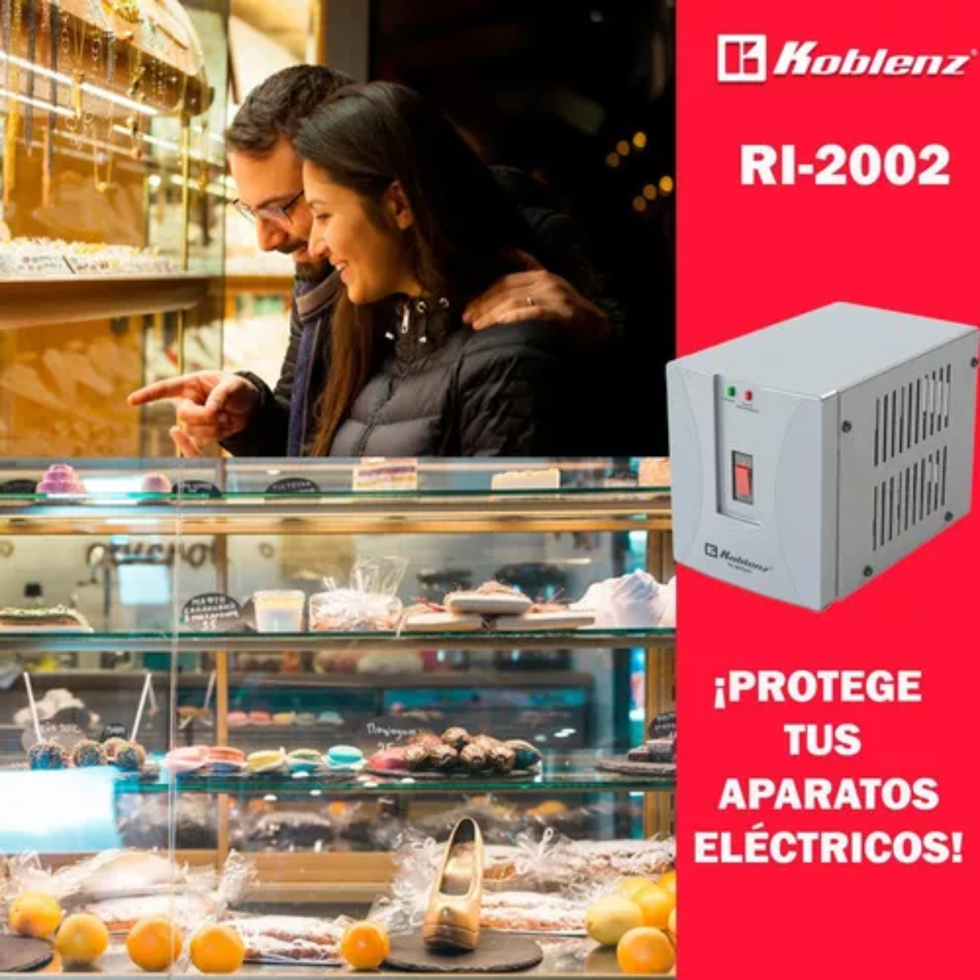 Regulador Koblenz Ri-2002 2000va Para Refrigerador -lavadora