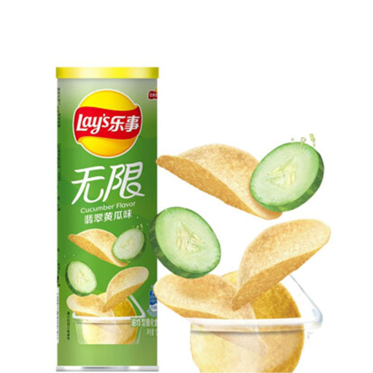 Papas Lays Sabor Pepino Cucumber 90g Importadas
