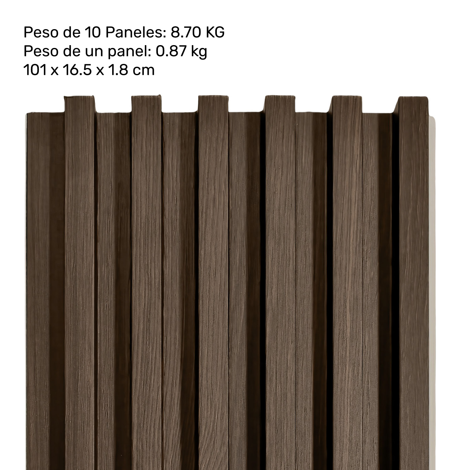 Lambrin Panel Decorativo 3d Set 10pz 1.8m2 Interior Exterior
