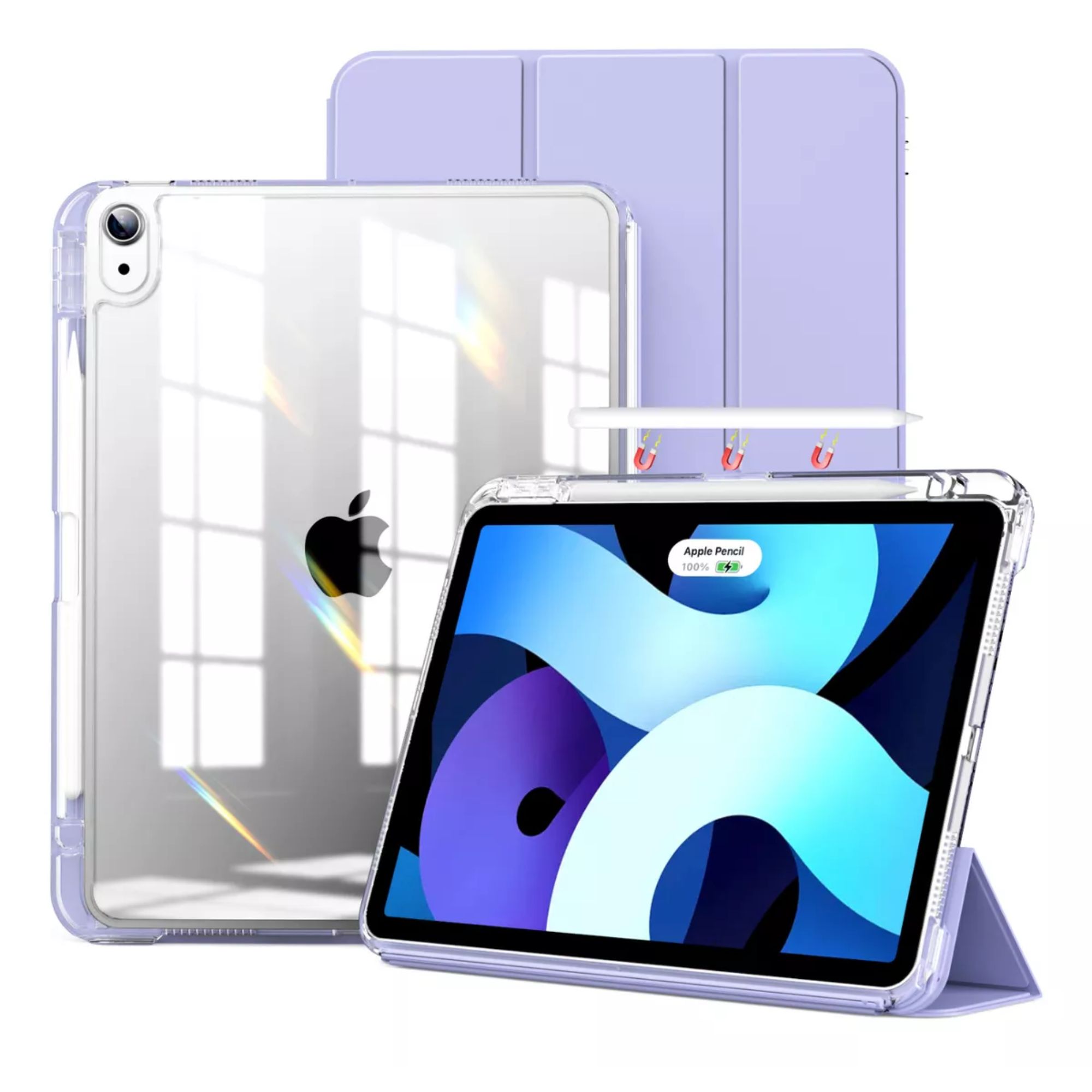 Funda Para iPad Pro 11 M4 2024 Smart Cover Soporte Plegable Color Lila