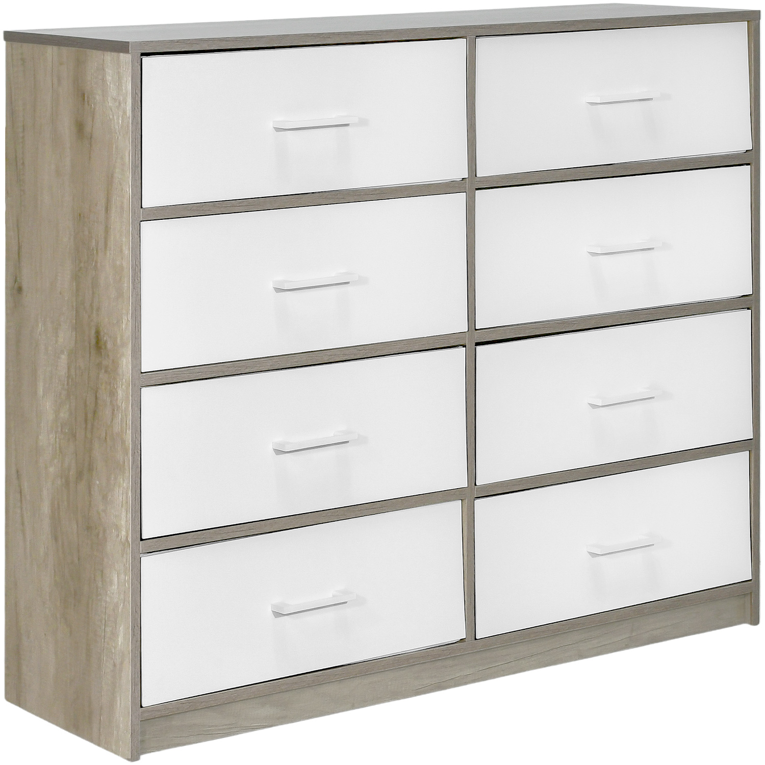 Mueble Comoda Cajonera 8 Cajones Tela Estructura Acero Mdf