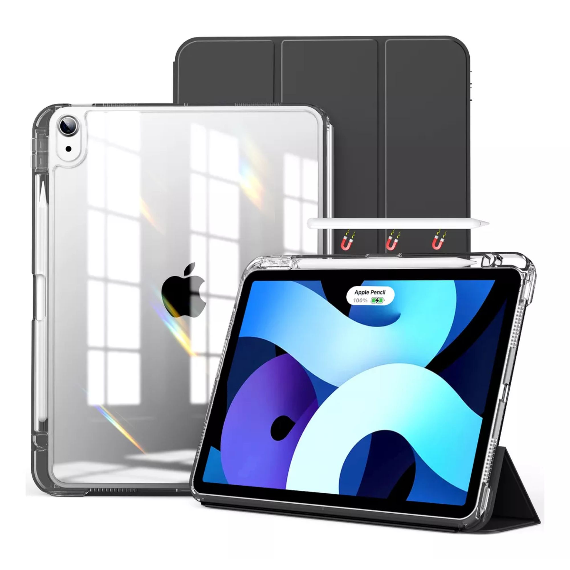 Funda Para iPad Pro 11 2018/2020/2022 Smart Cover Soporte Color Negro