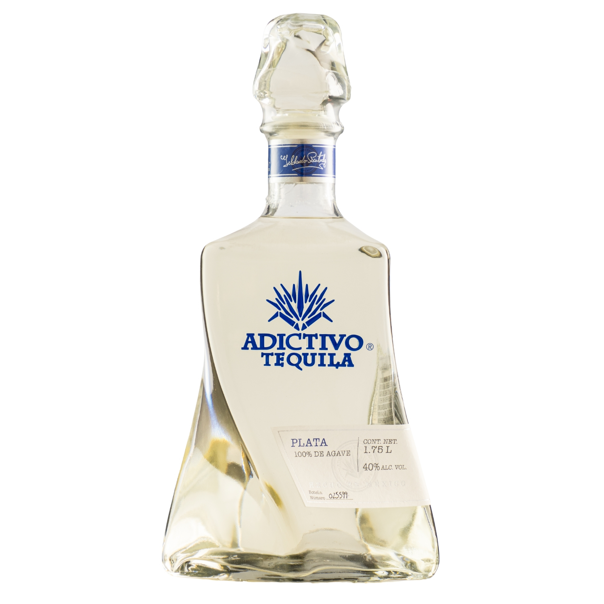 Tequila Adictivo Plata 100% Agave 1750 Ml