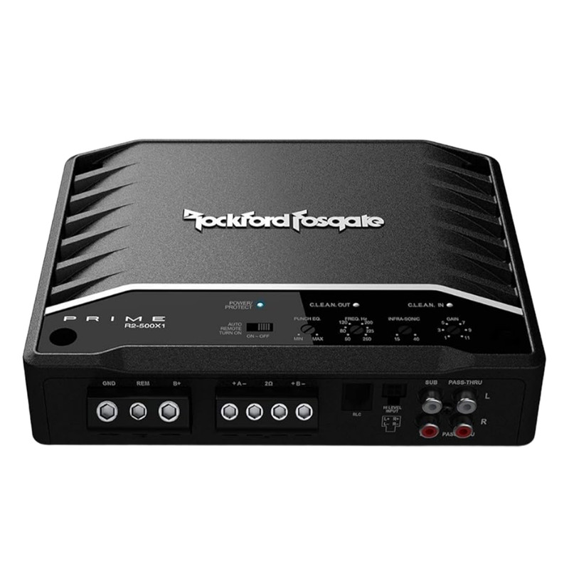 Amplificador Rockford Fosgate R2-500X1 500W Clase D 1 CH