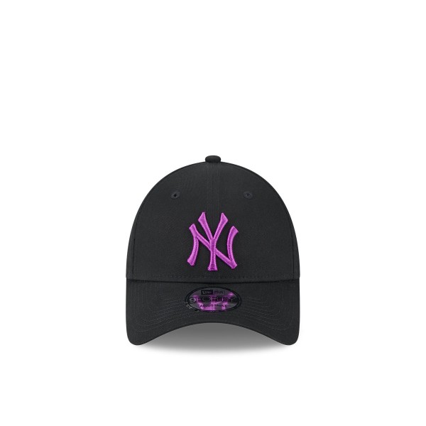 Gorra New Era New York Yankees 9forty Negro Morado
