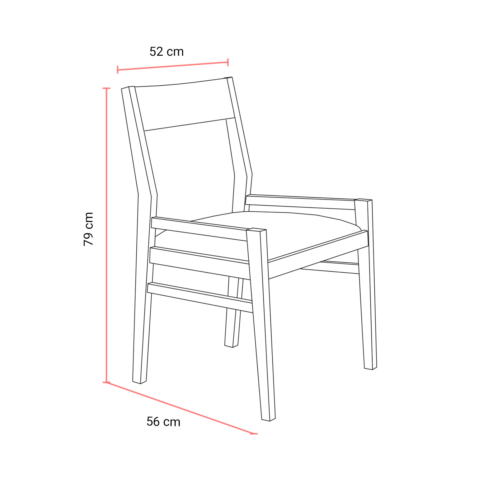 SILLA PARA COMEDOR 501 KINGSTON - MOBELO - ENTREGA UNICAMENTE CDMX, QUERÉTARO, PACHUCA, TOLUCA Y SUS ÁREAS METROPOLITANAS
