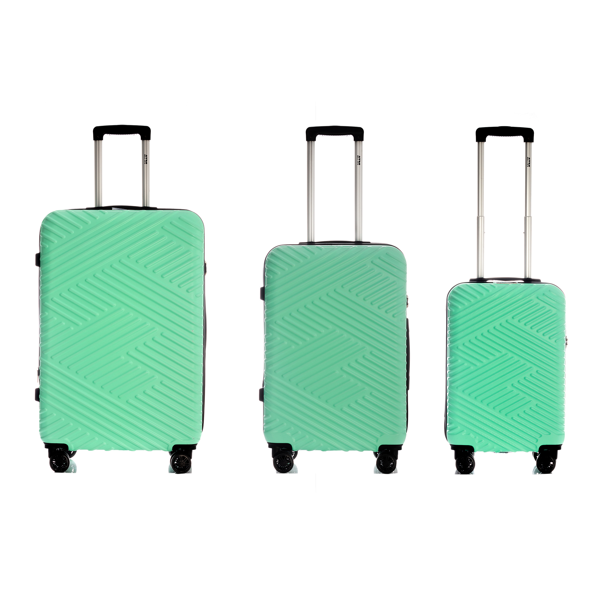 Set NEON Maleta TURQUESA Nueva Original 3 pza