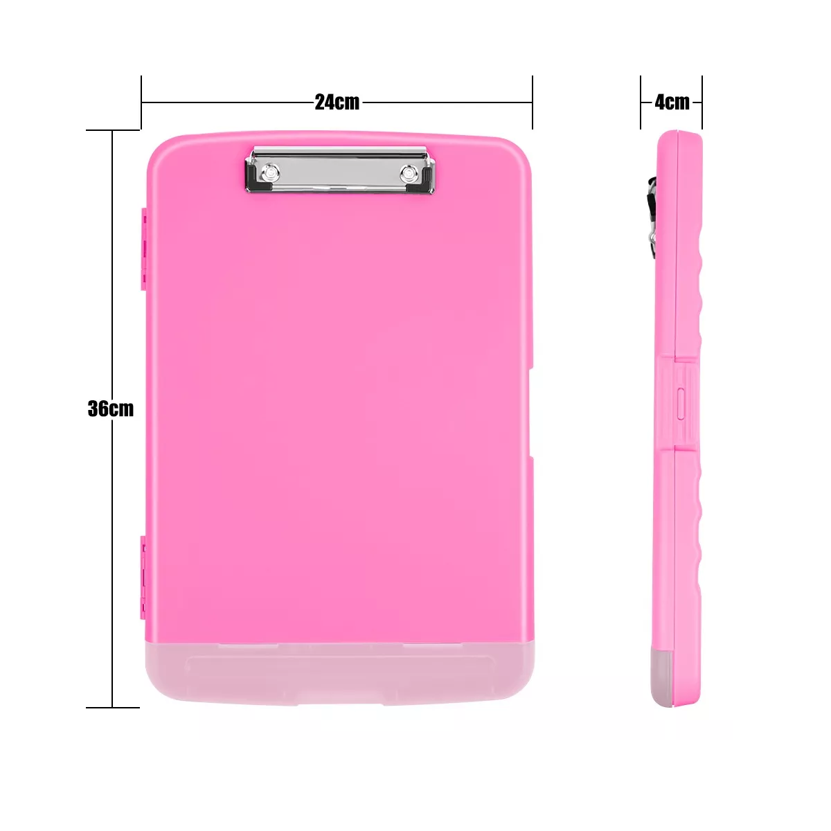 Portapapeles Papeleta Almacena Papele Tabla Clip Carta Rosa Chlicle