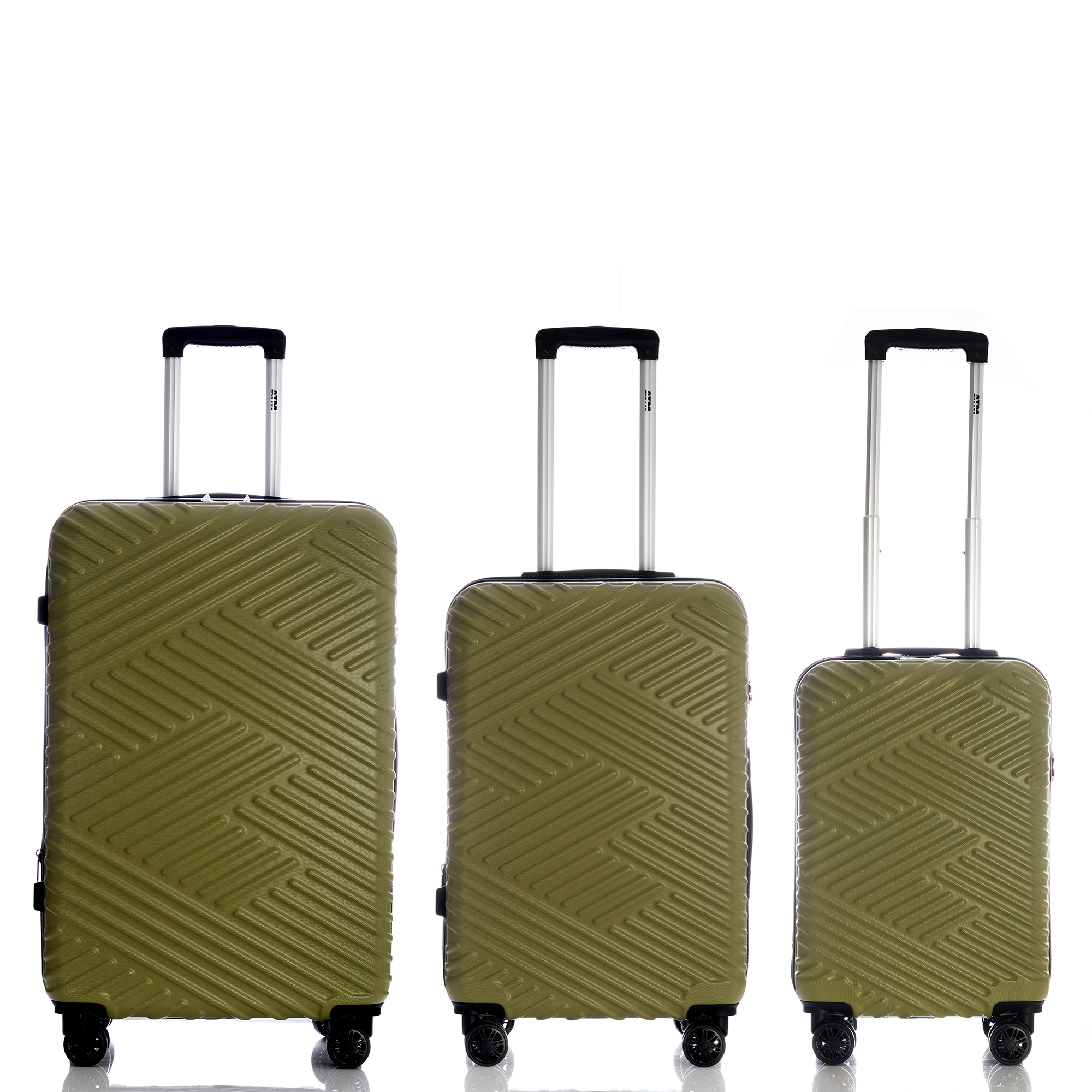 Set NEON Maleta Verde M Nueva Original 3 pza