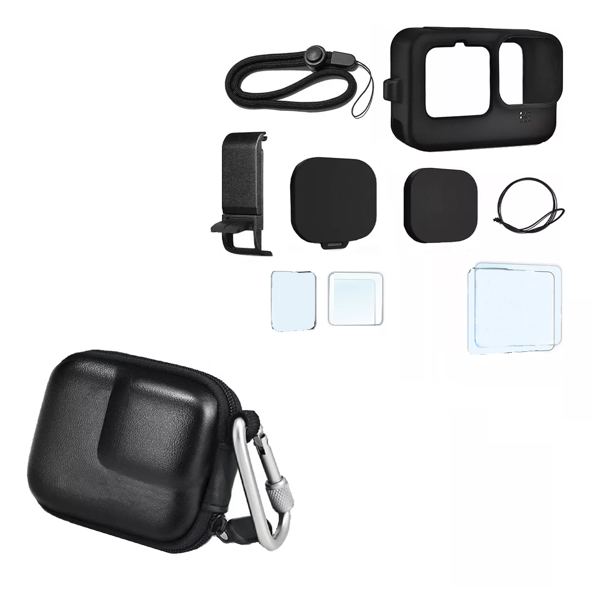 Micas Protector Para Gopro Hero 9 10 11 12 Funda Accesorios