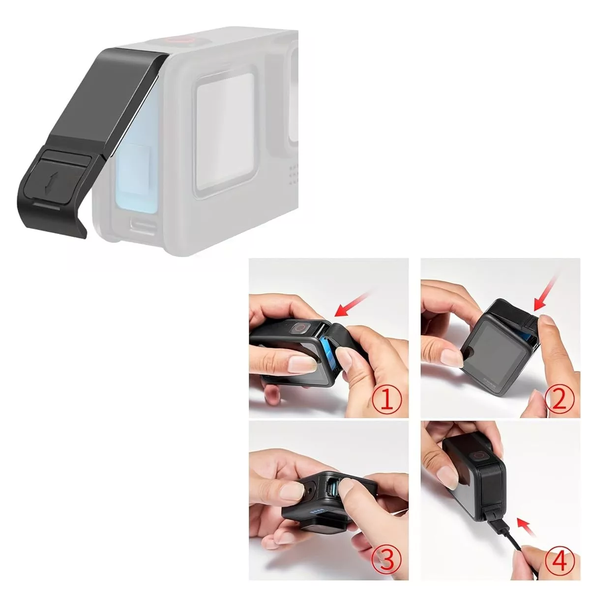 Micas Protector Para Gopro Hero 9 10 11 12 Funda Accesorios