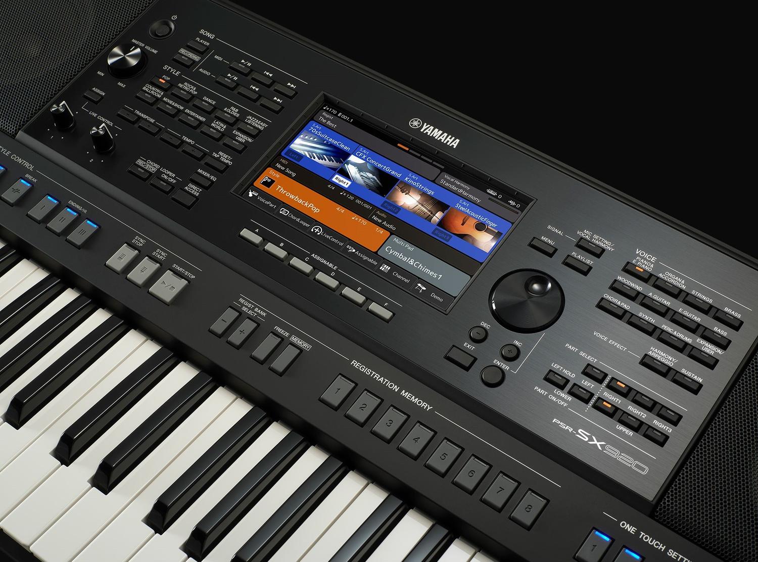 Yamaha PSRSX920 Teclado Arranger Profesional 61 Teclas